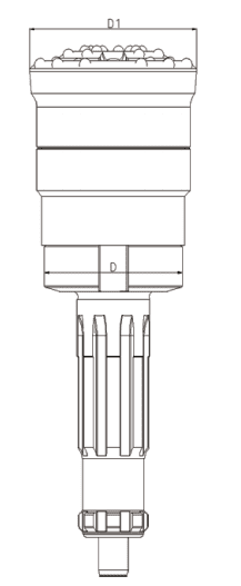 Flat Crown Diamond Bit
