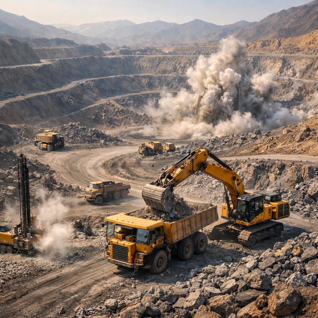 Mining Operation Scene