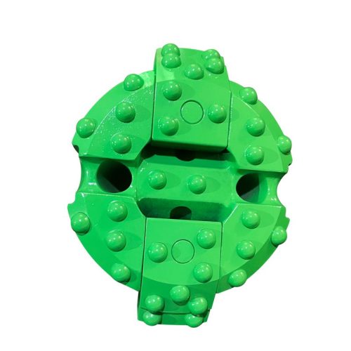 QL60 194mm DTH Hammer Casing System Slide Block Casing Rock Drilling DTH Bit Overburden Wing Bit