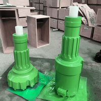 QL60 194mm DTH Hammer Casing System Slide Block Casing Rock Drilling DTH Bit Overburden Wing Bit